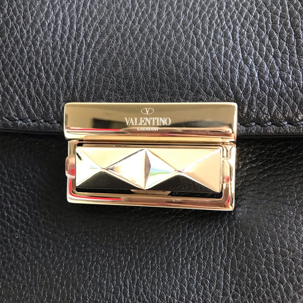 Valentino Garavani Top Handle Rockstuds Satchel - Picture 3 of 9